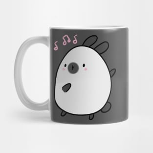 Cute gray bunny drawing Mug